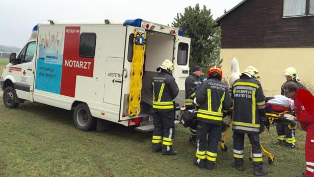 Notarztteam brachte Jugendlichen ins Klinikum Amstetten