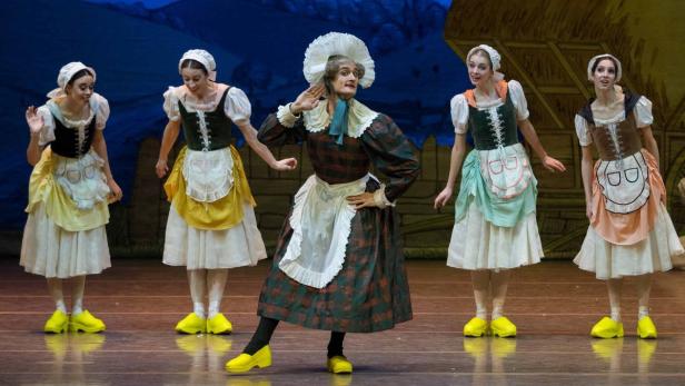 Ein Höhepunkt von "La Fille mal Gardée": Eno Pecis Holzschuh-Tanz