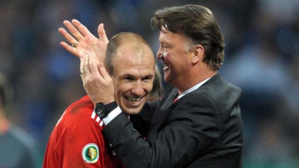 Erfolgs-Duo: Van Gaal und Robben einst bei Bayern.