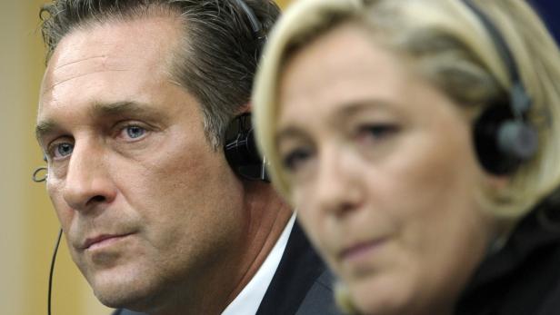 Rechtes Duo: Strache und Le Pen wollen das Ende der EU