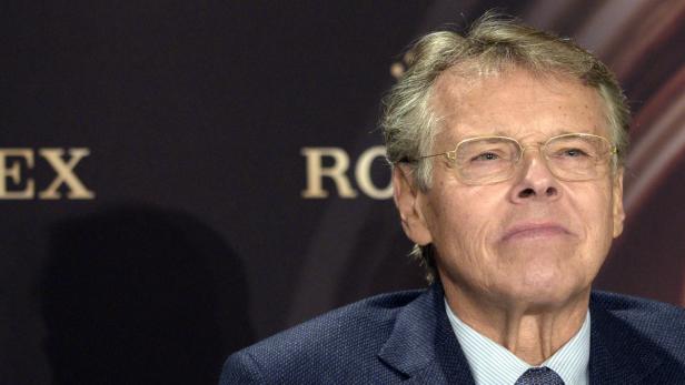 Dirigent Mariss Jansons im Rahmen der Pressekonferenz
