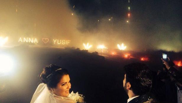 Feuerwerk für Anna & Yusif