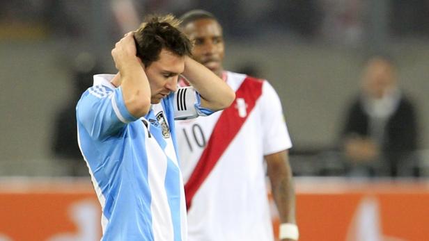Argentinien müht sich zu 1:1 gegen Peru