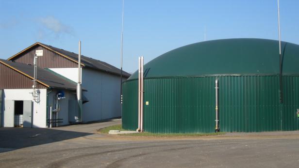 Wieder Biogasanlage am Ende