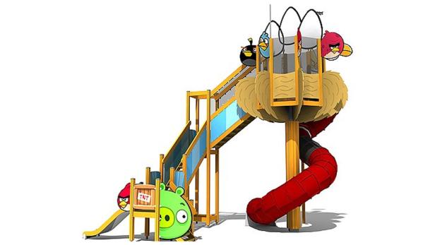 Angry-Birds-Spielplätze in Planung