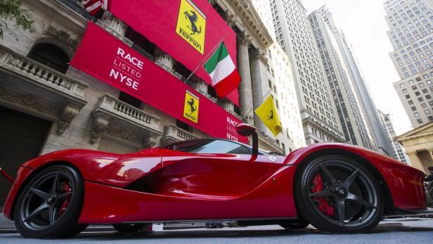 Ferrari-Aktien gibt es seit Oktober an der New Yorker Börse.