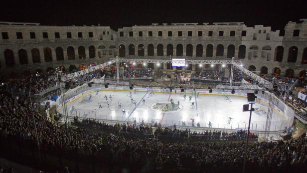 Eishockey: Technischer Defekt in Pula