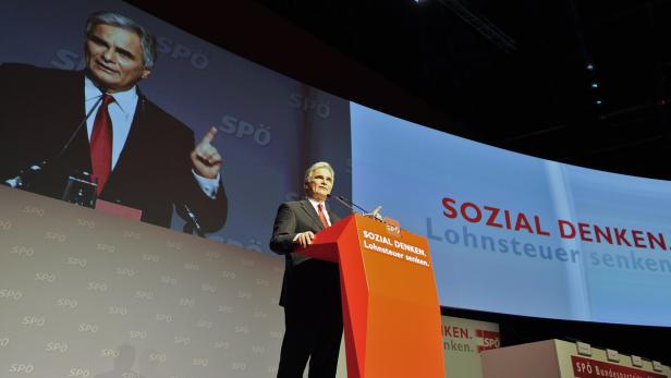 Trot der tristen Lage in der SPÖ könnte Faymann den Parteitag überstehen.