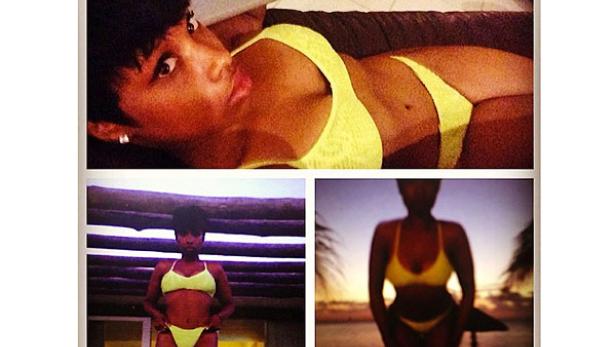 jennifer-hudson-600x450.jpg Jennifer Hudson macht keinen Hehl daraus, wie stolz sie auf ihre Bikini-Figur ist. Dieses Bild postete die einst stark übergewichtige Schauspielerin jetzt auf Instagram.