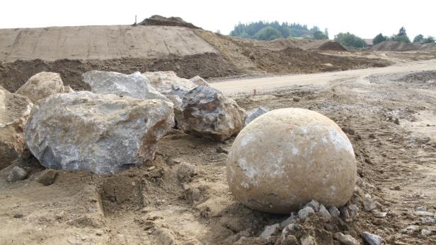 Verwechslung: Meteorit war nur Bauwerkzeug