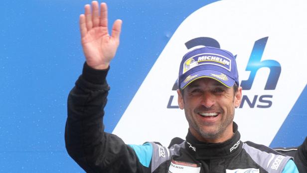 Locker &amp; lässig: Patrick Dempsey gab sich volksnah.