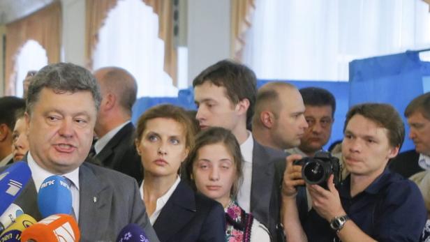 Petro Poroschenko konnte die Wahl für sich entscheiden.