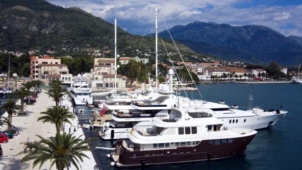 Der noble Yachthafen in Porto Montenegro wird ausgebaut: Bei diesem Projektrussischer Investoren hat die Strabag einen Auftrag erhalten.