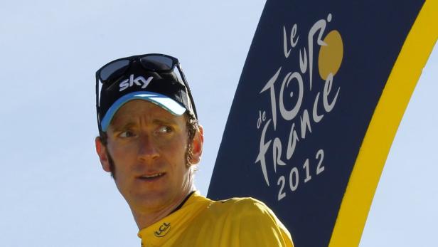 Bradley Wiggins bei der Tour de France 2012.