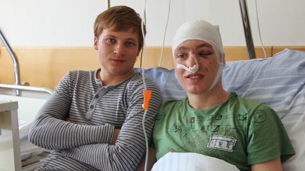 Dolinenopfer am Krippenstein: David und Lukas Panholzer aus Traun im Krankenhaus Bad Ischl, OÖ