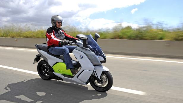 Erste Ausfahrt mit der BMW C Evolution