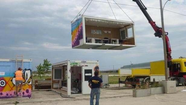 2013 kamen die bunten Jugendtreff-Container in die Seestadt.