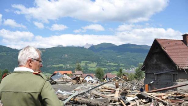 Trieben, 23.7.2012, Mure Unwetter: Steirische Sünden der Vergangenheit