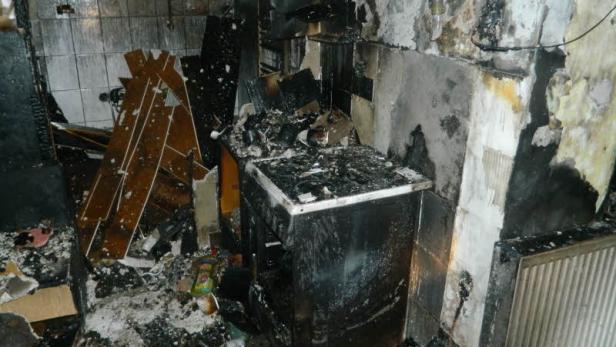 Behinderter entkam den Flammen ohne Krücken