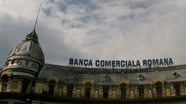 Die Zentrale der Banca Comerciala in Bukarest