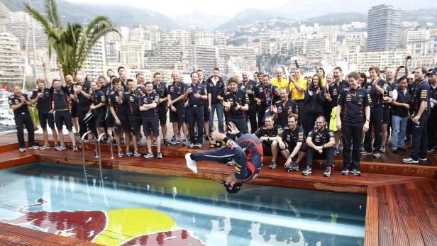 Monaco-GP: Red-Bull-Party am Pool