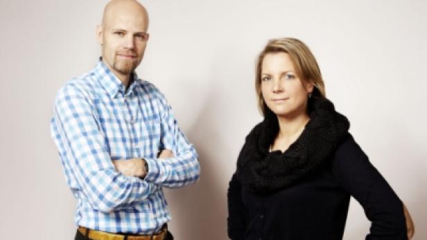 Martin Hospach (Designer in Residence) und Carmen Duerr (Unitleiterin Brand Design Brainds) (c: brainds/topf)