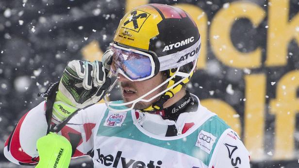 Marcel Hirscher musste sich in Adelboden mit Platz zwei begnügen.