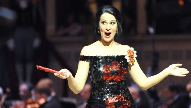 Superstar Angela Gheorghiu begeisterte ihre Wiener Fans.