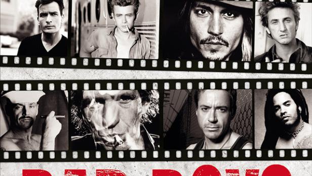 Das Cover von „Bad Boys: Eine Hommage an die besten bösen Jungs der Welt“ zeigt Porträts verschiedener Schauspieler.
