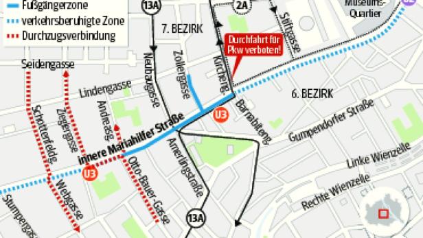 Wien: Langer Weg zu kurzer Fußgängerzone