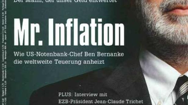 Das Cover des Nachrichtenmagazins „Focus“ zeigt Ben Bernanke, den ehemaligen Chef der US-Notenbank.