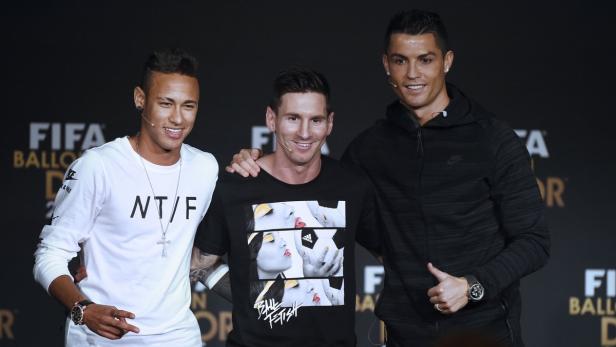 Neymar, Messi, Ronaldo