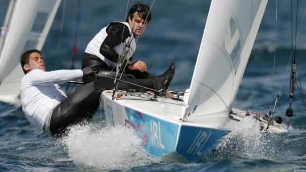 Peter O'Leary und David Burrows in der Star-Klasse