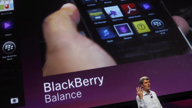 RIM zeigt Betriebssystem Blackberry 10