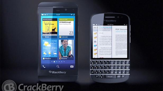 Erste Blackberry 10 Smartphones geleakt