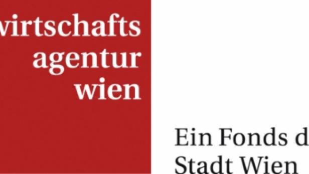 Das Logo der Wirtschaftsagentur Wien, einem Fonds der Stadt Wien.
