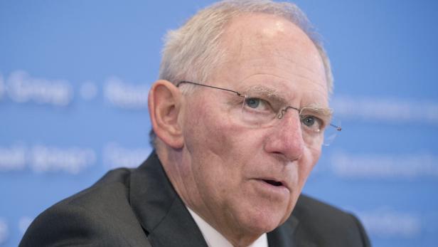 Deutschlands Finanzminister Wolfgang Schäuble