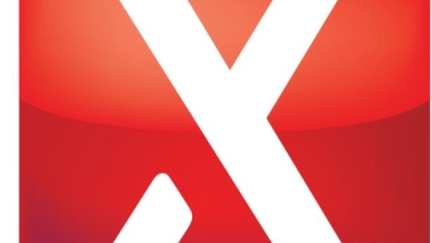 Das Logo von Xometry, ein weißes „X“ auf einem roten, abgerundeten Quadrat.