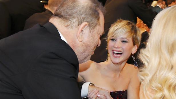 Harvey Weinstein mit Jennifer Lawrence.