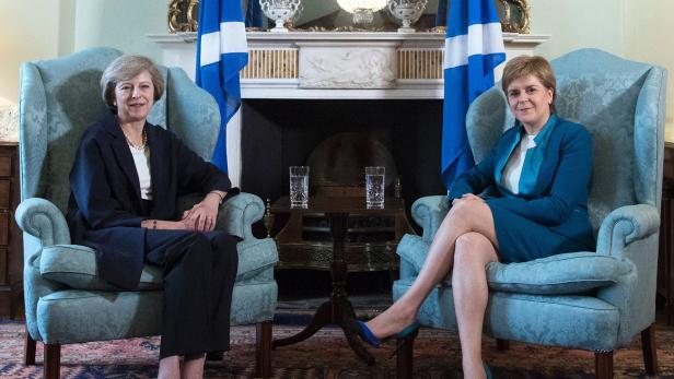 Gespannte Beziehungen: Premierministerin Theresa May und Schottlands Nicola Sturgeon