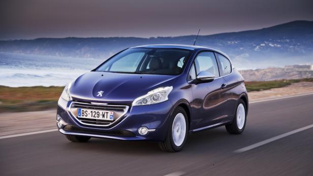 Peugeot 208 als Löwe im Streichelzoo