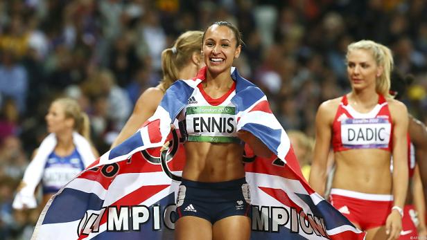 Goldfavoritin Ennis gewann Siebenkampf