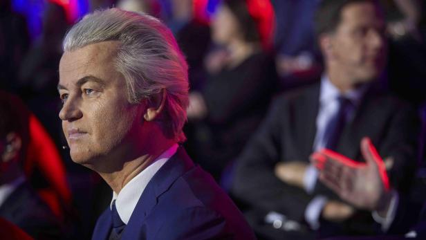 Geert Wilders in Den Haag am 14. März 2017