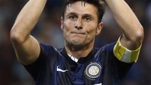 &quot;Wir haben alle geweint, ich habe es ehrlich nicht mehr ausgehalten&quot;, sagte Javier Zanetti nach seinem emotionalen Abschied von den Inter-Mailand-Fans.