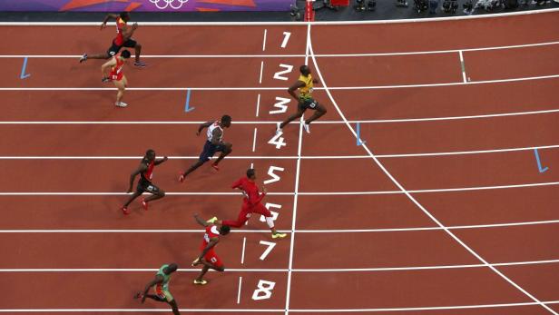 Bolt souverän ins 100-m-Finale