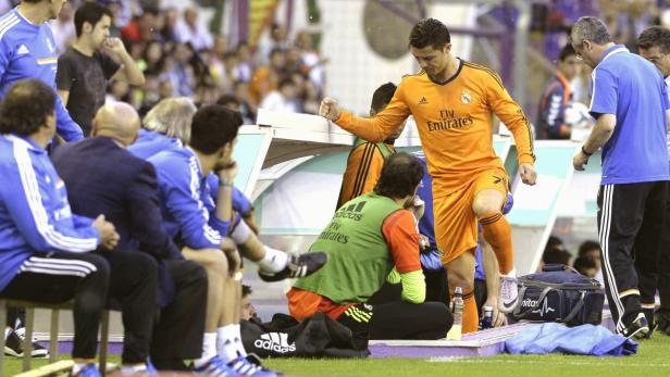 Ronaldo musste früh das Spielfeld verlassen, über die Schwere der Verletzung wird noch spekuliert.