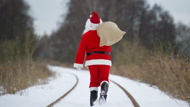 Egal ob Weihnachtsmann oder Christkind: Schlechte Chancen auf weiße Weihnachten.