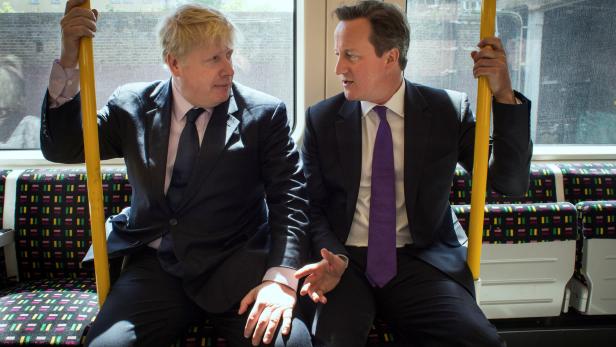 Außenminister Boris Johnson und Ex-Premier David Cameron sind Kumpeln und Rivalen