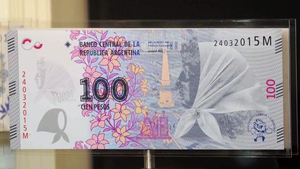 Argentinische Banknote.
