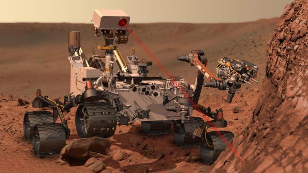 Curiosity funkt 4 Kilobyte/s zurück zur Erde